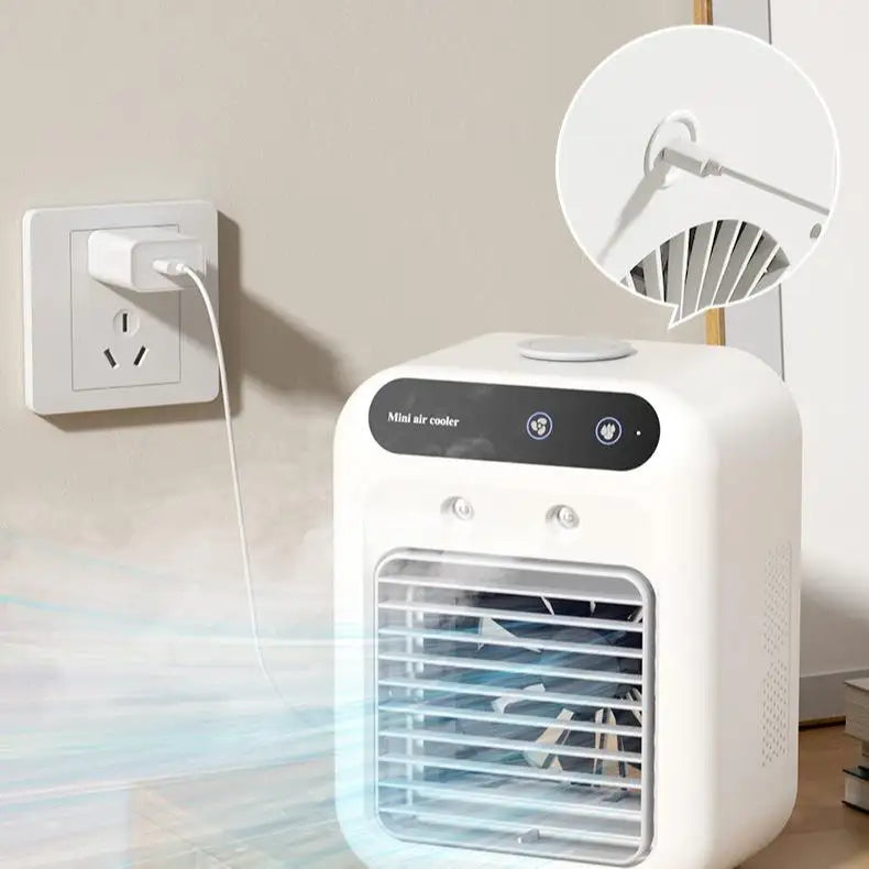 Draagbare Koelventilator- Altijd Koel En Comfortabel, Thuis Of Onderweg